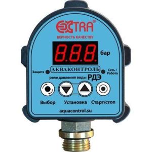 Реле давления воды электронное АКВАКОНТРОЛЬ РДЭ Extra (1,5; G1/2